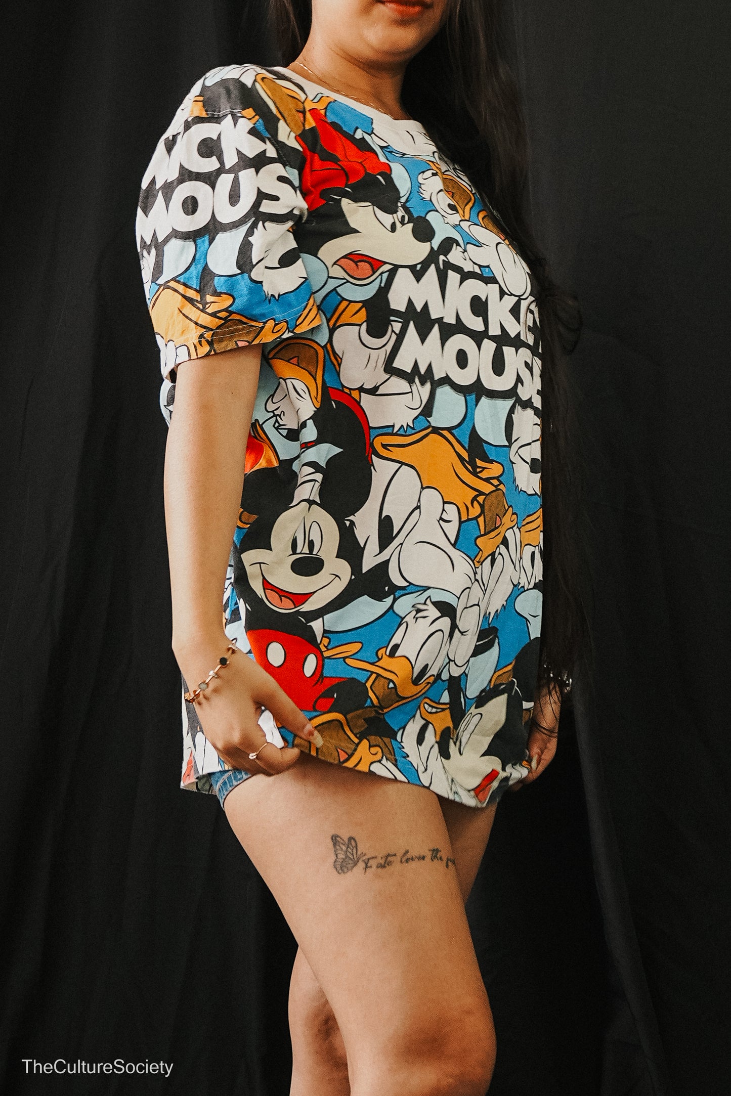 Oversized Disney Character Graphic T-Shirt