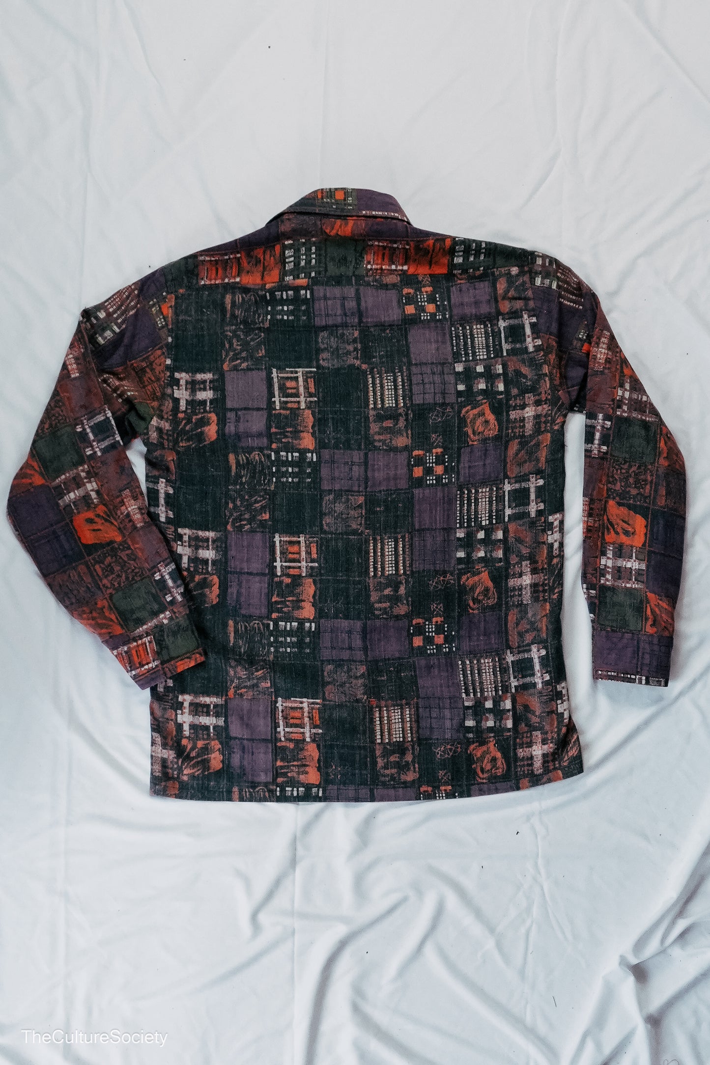 Multicolor Printed Button-Up Shirt