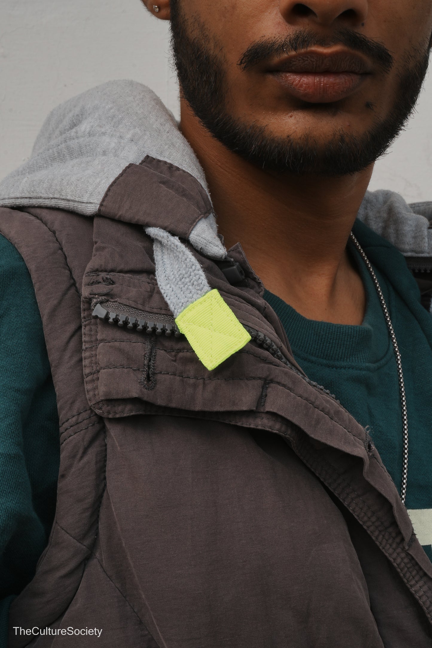 Puffed Padded Button-Up Vest